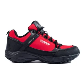 DK Trekkingschoenen voor buiten zwart rood